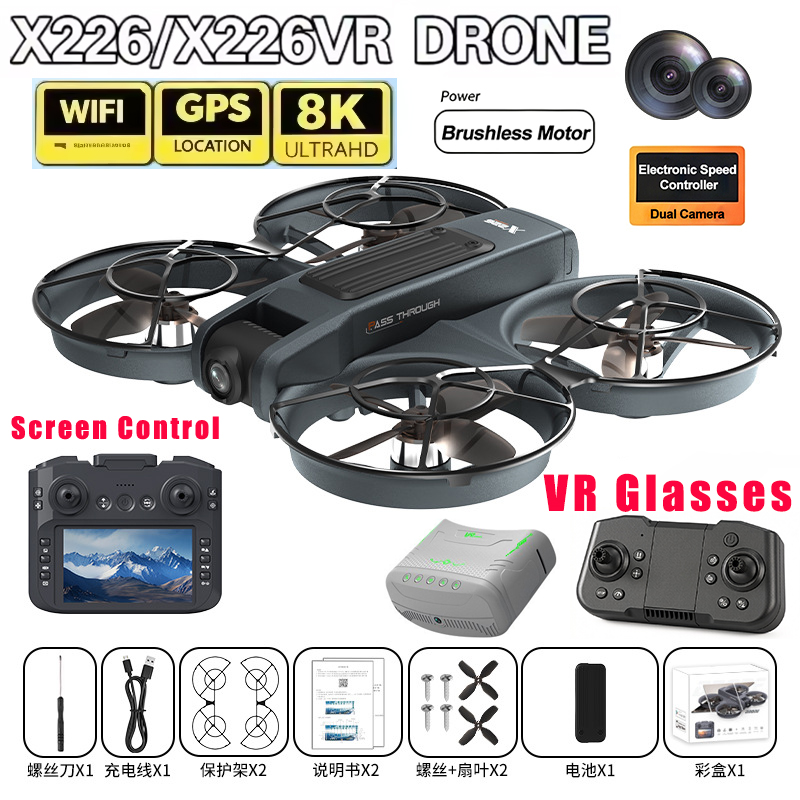 Drone Rc X226 - Dron VR FPV X226/X226VR, Drones 4K