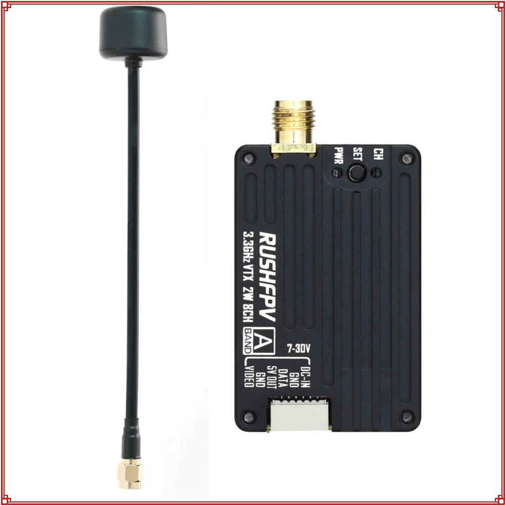 Receiver Rc Drone - Nuevo Transmisor RUSHFPV 3.3G 2W VTX