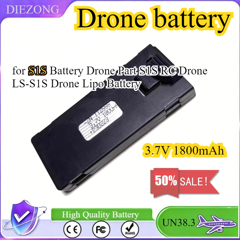 Drone Rc S1S - Batería de 3.7V 1800mAh para Dron