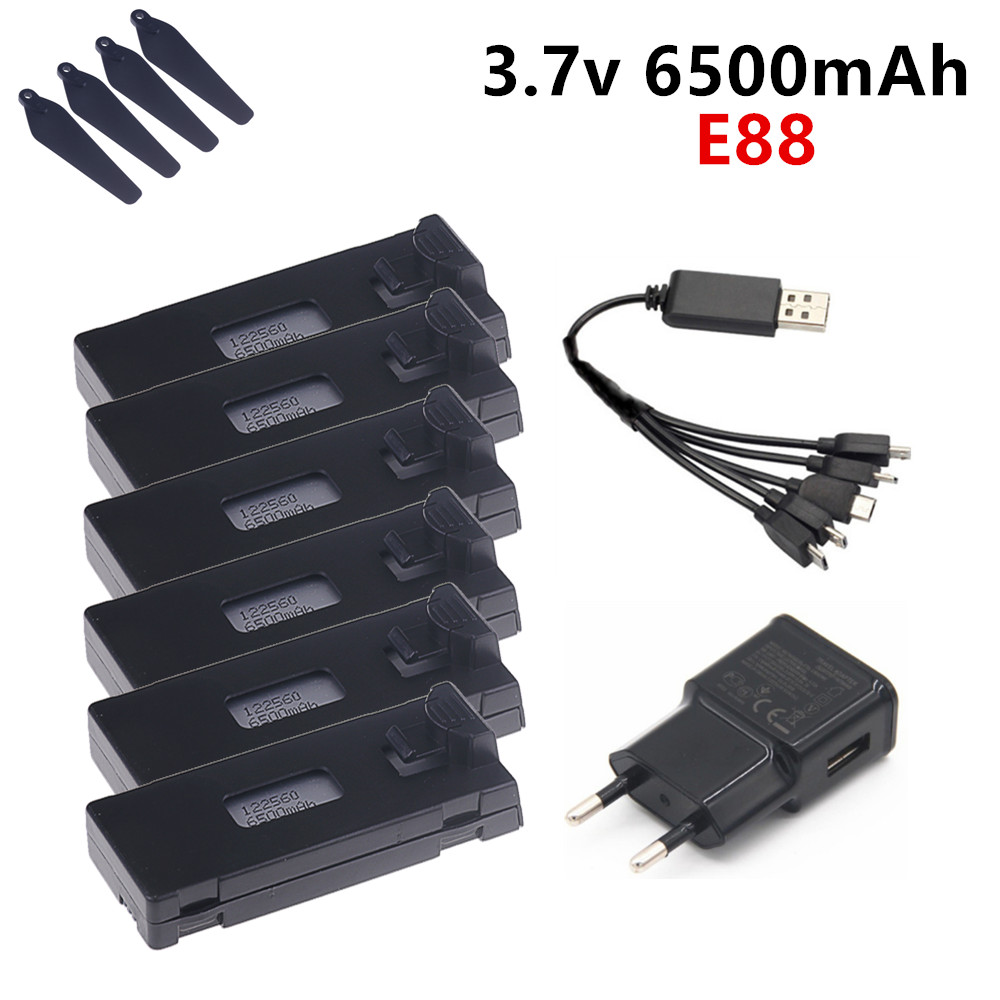 Drone Rc E99 Pro - Batería Lipo de 3,7 V y