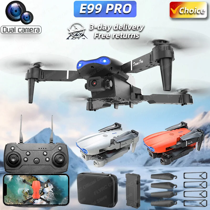 Drone Rc E99 Pro - Mini helicóptero RC plegable E99Pro, Dron