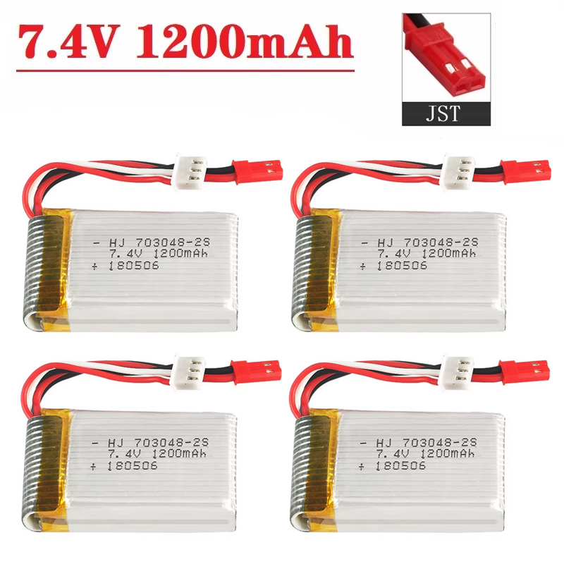 Drone Rc Leading - Batería Lipo 2S 7.4V 1200mAh 703048