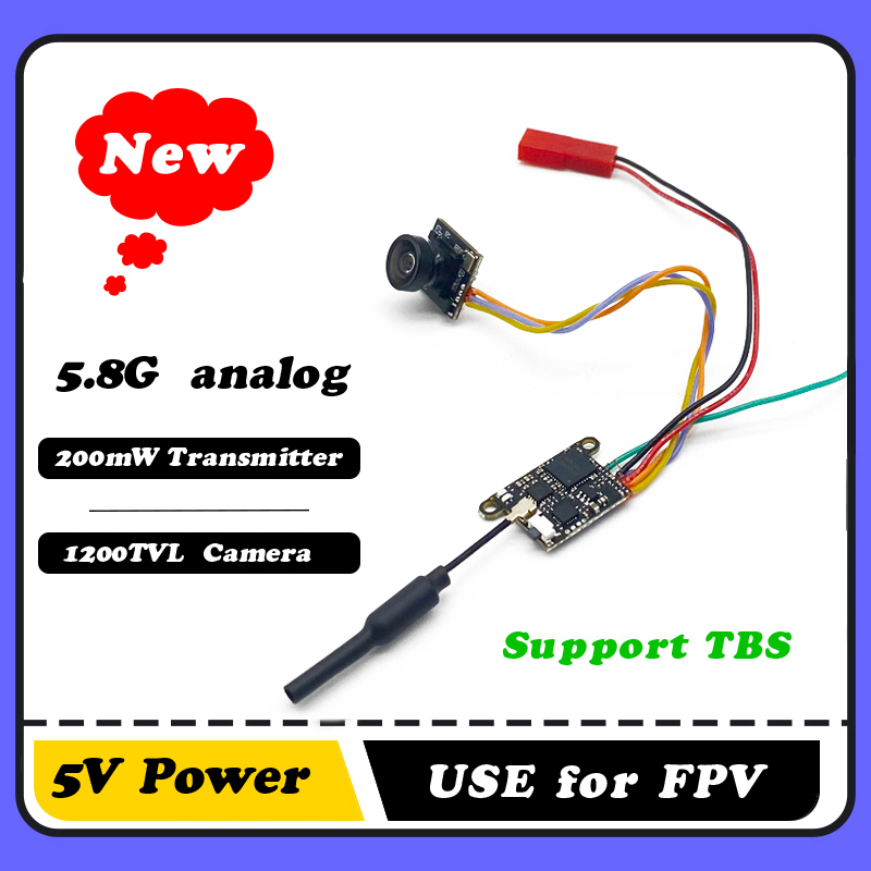 Receiver Rc Drone - SLONWAKE 5,8G 1200TVL cámara FPV VTX