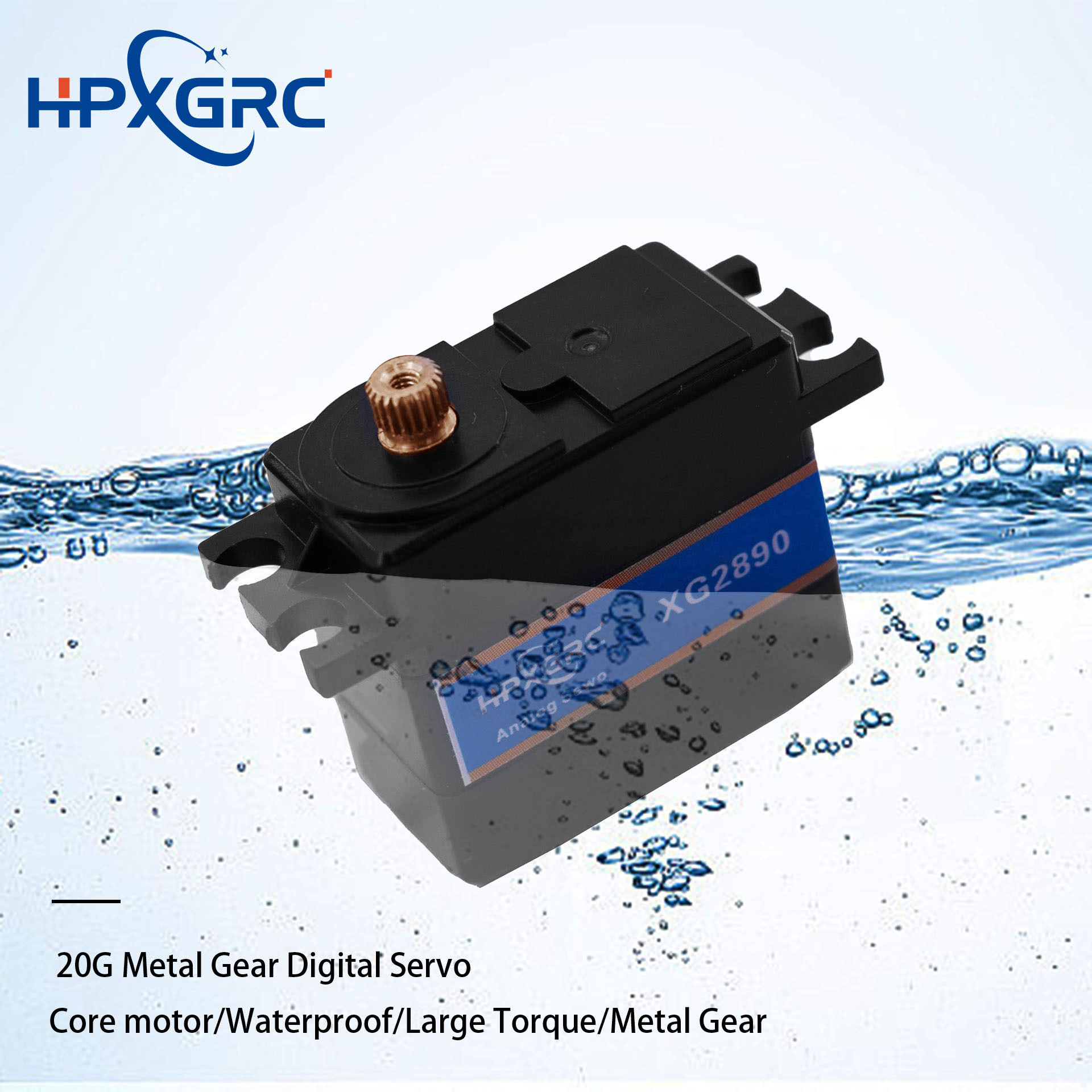 Drone Rc Jet - HPXGRC Servo impermeable 9g 17g 20g
