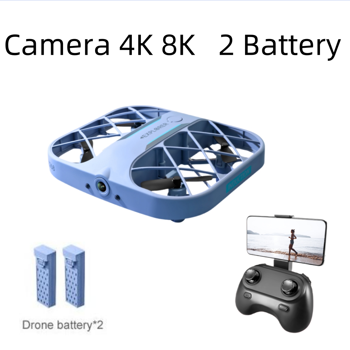 Drone Kf Rc - Dron JJRC H107 FPV RC con