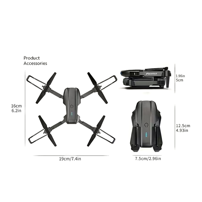 Dron RC Mini E99 Pro FACEGLE U - Drone Rc E99 Pro reseña y precio