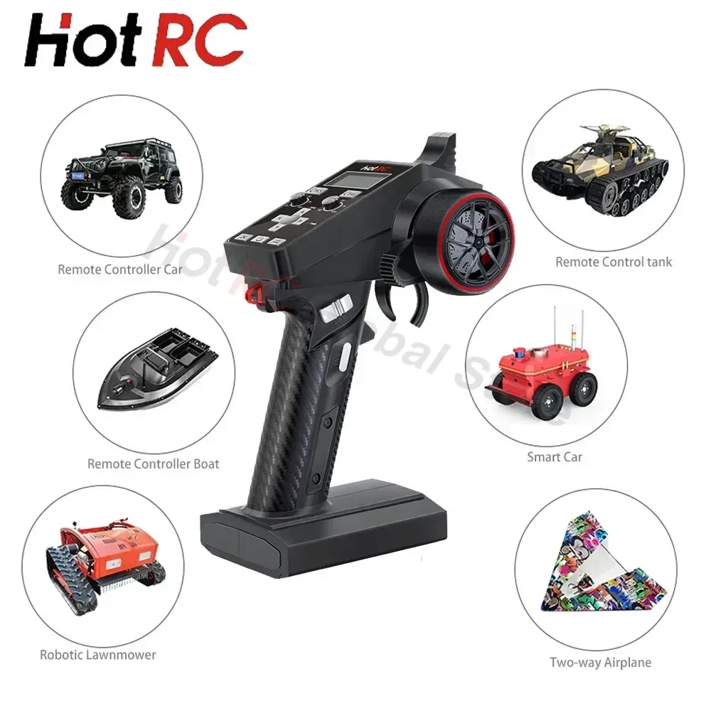 Transmisor de Radio HotRC CT-6 - Drone And Car reseña y precio