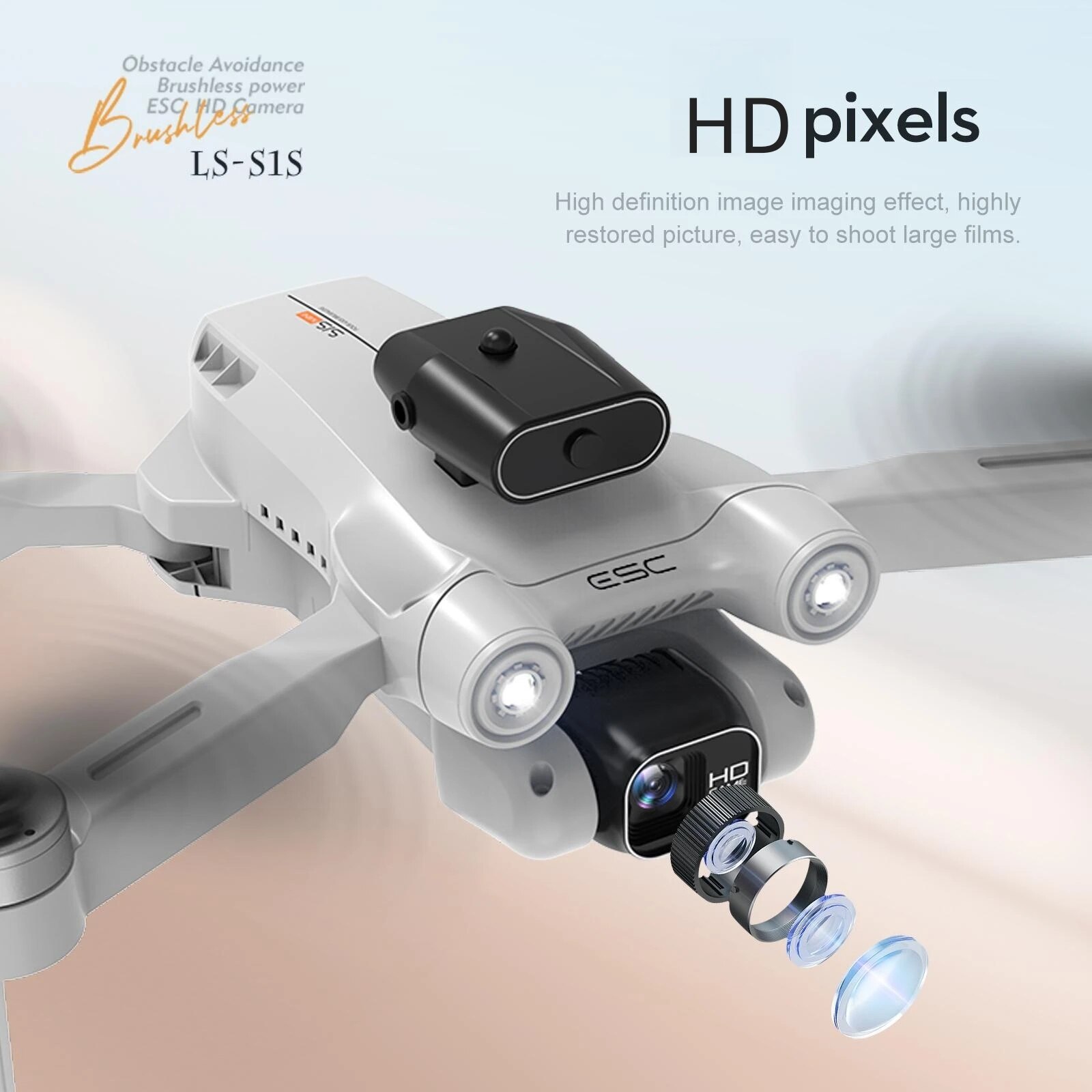 Dron plegable S1S, 5G, Wifi, 4 - Drone Rc S1S reseña y precio