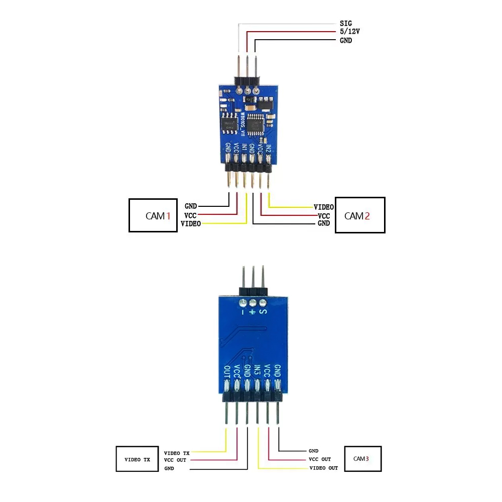 Módulo de conmutador de vídeo  - Receiver Rc Drone reseña y precio