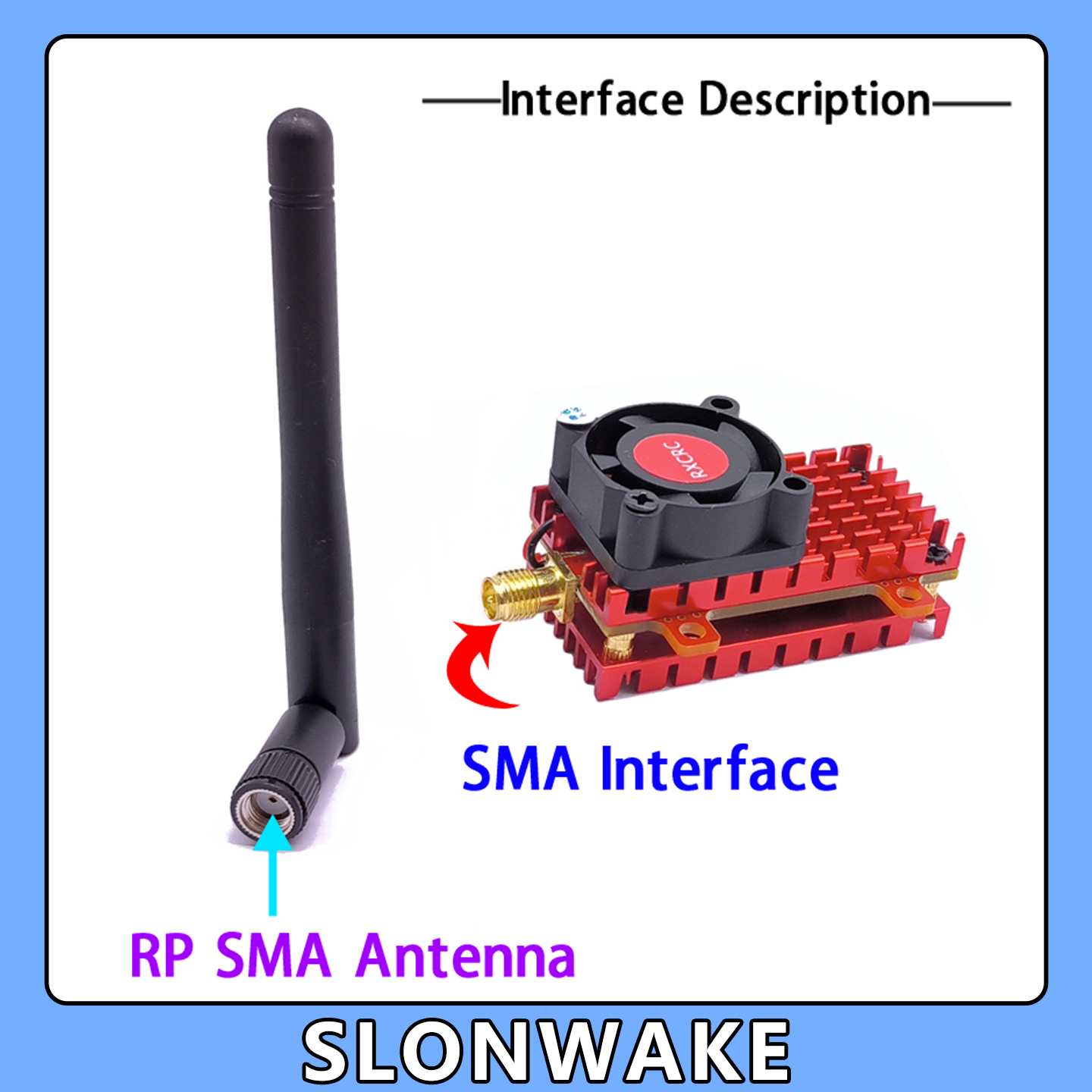 SLONWAKE 5,8G 2W VTX FPV 1800T - Drone Kf Rc reseña y precio