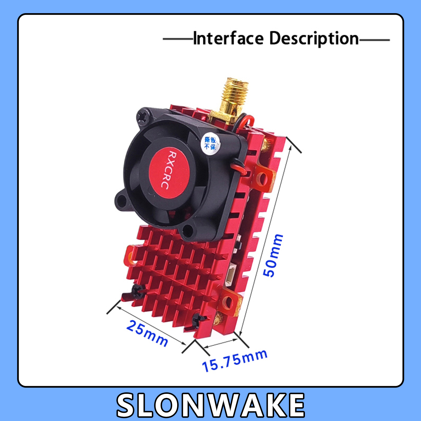 SLONWAKE 5,8G 2W VTX FPV 1800T - Drone Kf Rc reseña y precio