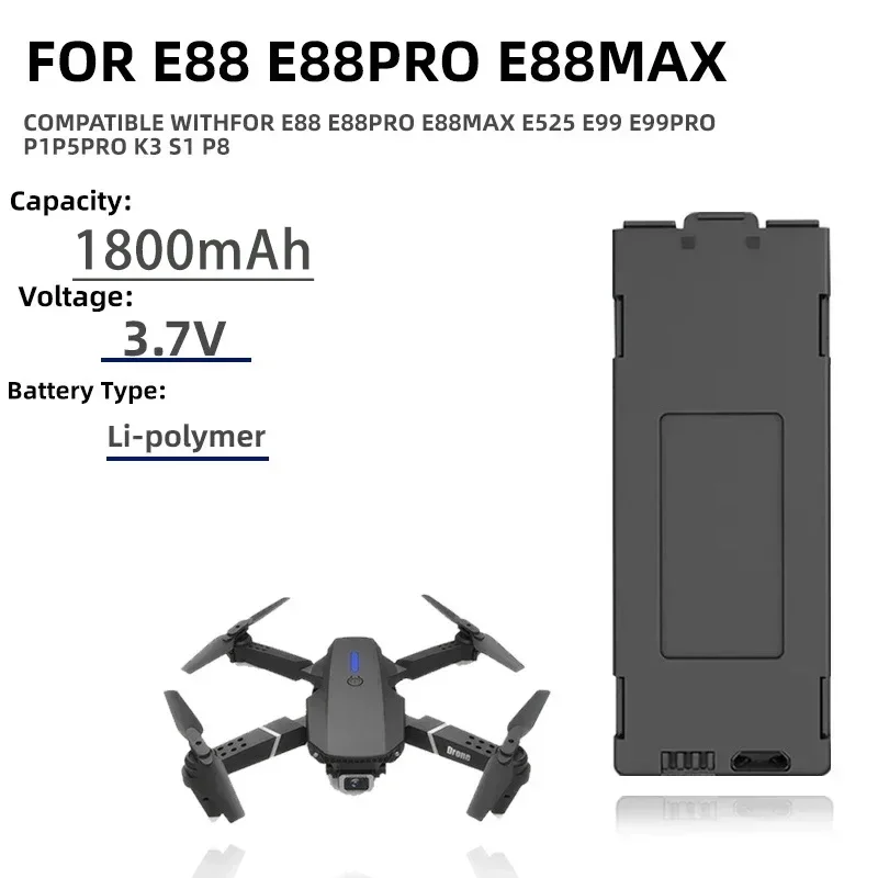 1-10 Uds E99 Pro Drone batería - Drone Rc E99 Pro reseña y precio