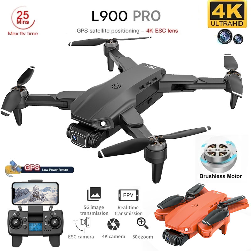 L900 Pro GPS Drone 4K profesio - Drone Kf Rc reseña y precio