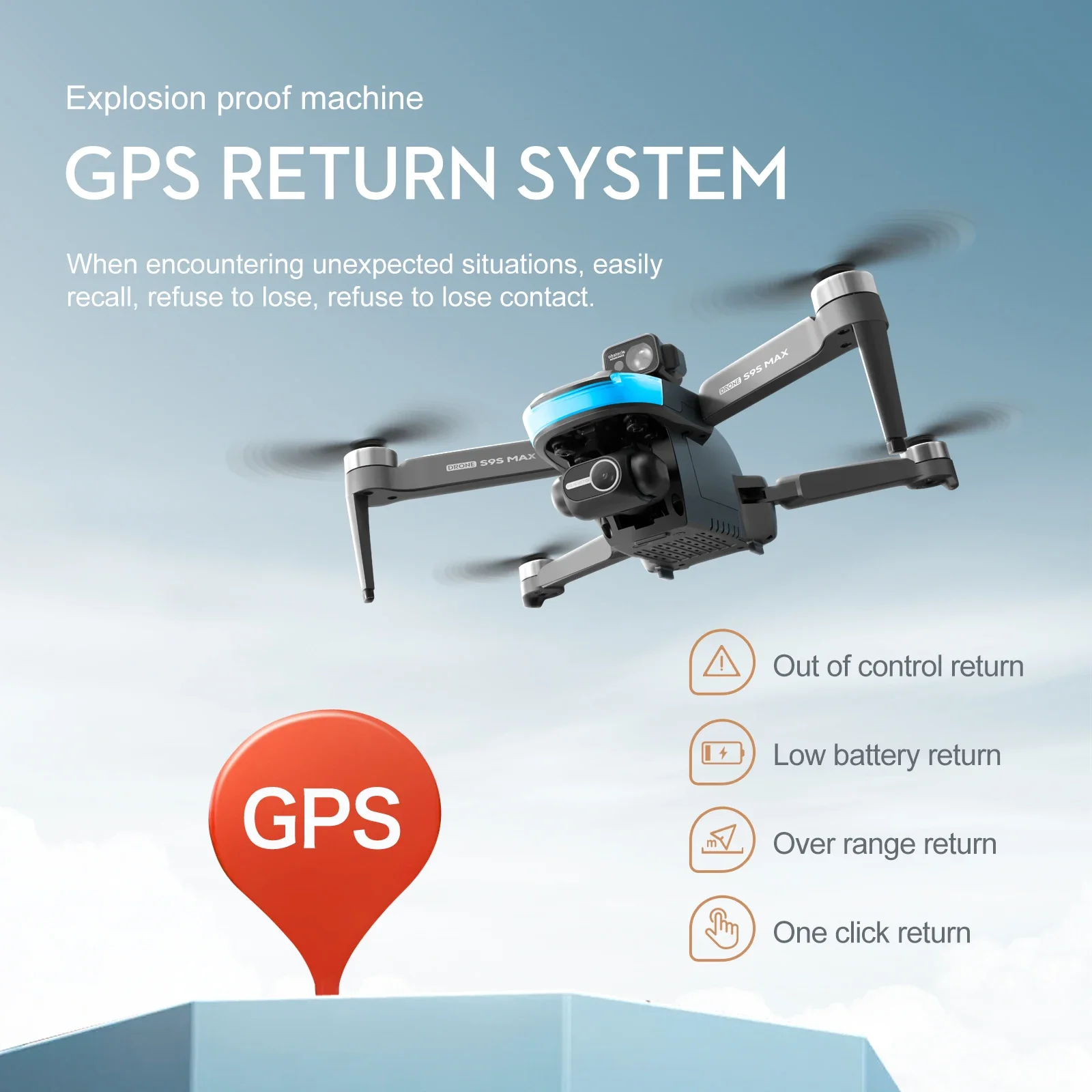 Nuevo S9S MAX MINI Drone 4K 2  - Drone Kf Rc reseña y precio