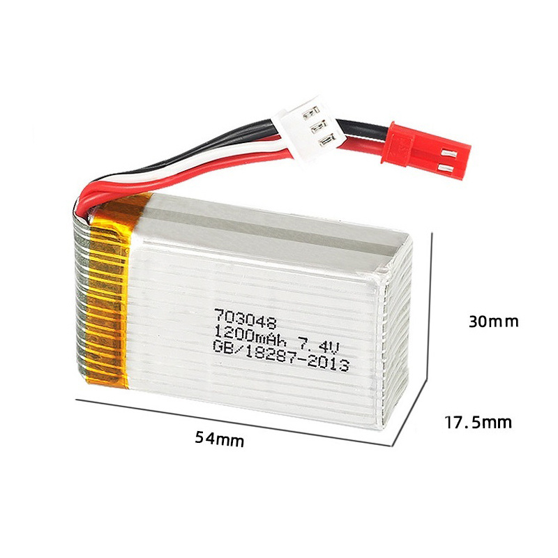 Batería Lipo 2S 7.4V 1200mAh 7 - Drone Rc Leading reseña y precio