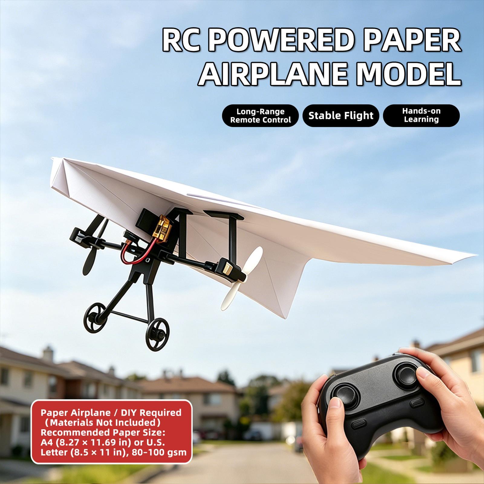 Kit de Avión de Papel RC para  - Drone Rc Jet reseña y precio