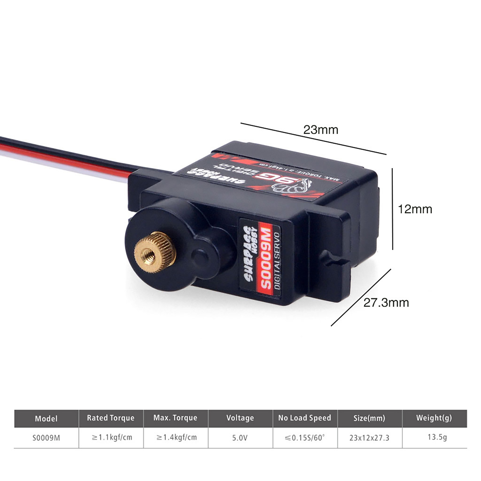 Micro Servo Digital de 2g, 3.7 - Drone And Car reseña y precio