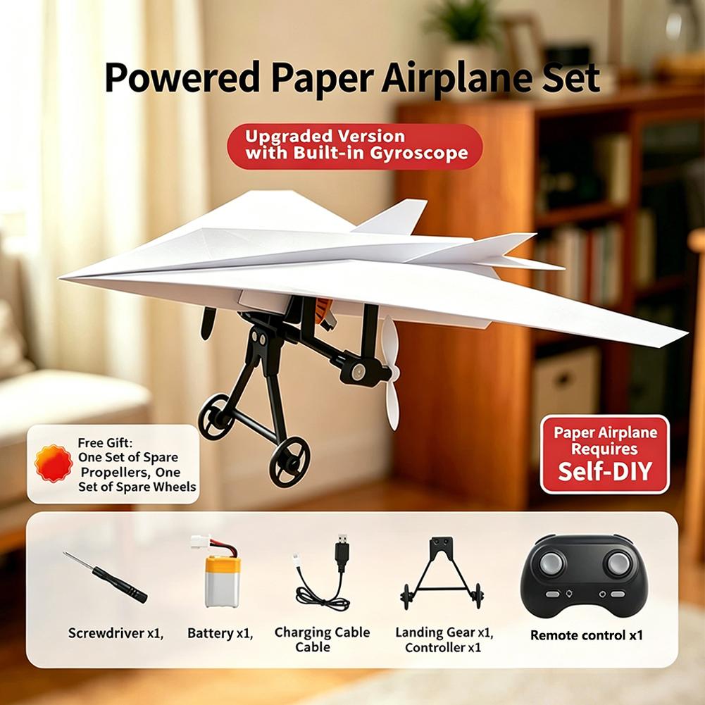 Avión de Papel con Control Rem - Drone Rc Jet reseña y precio
