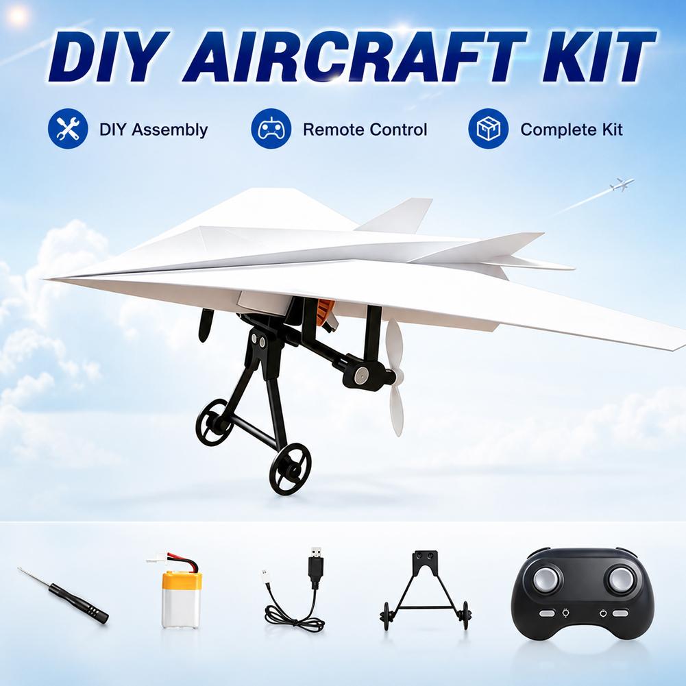 Avión de Papel con Control Rem - Drone Rc Jet reseña y precio