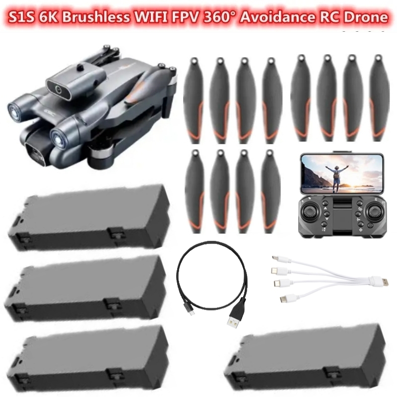S1S 6K Brushless WIFI FPV 360  - Drone Rc S1S reseña y precio