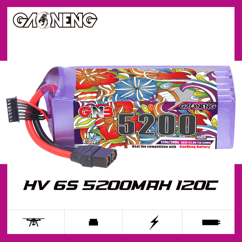 Batería Lipo GNB 6S 22,8 V 300 - Drone And Car reseña y precio