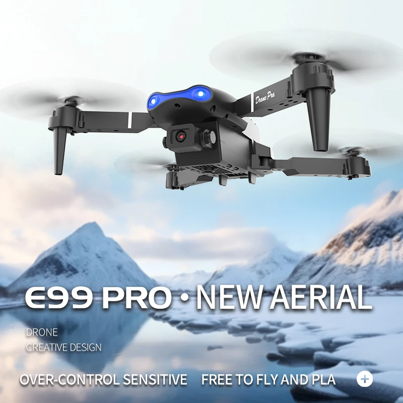 Helicóptero RC plegable 4K 5G  - Drone Rc E99 Pro reseña y precio