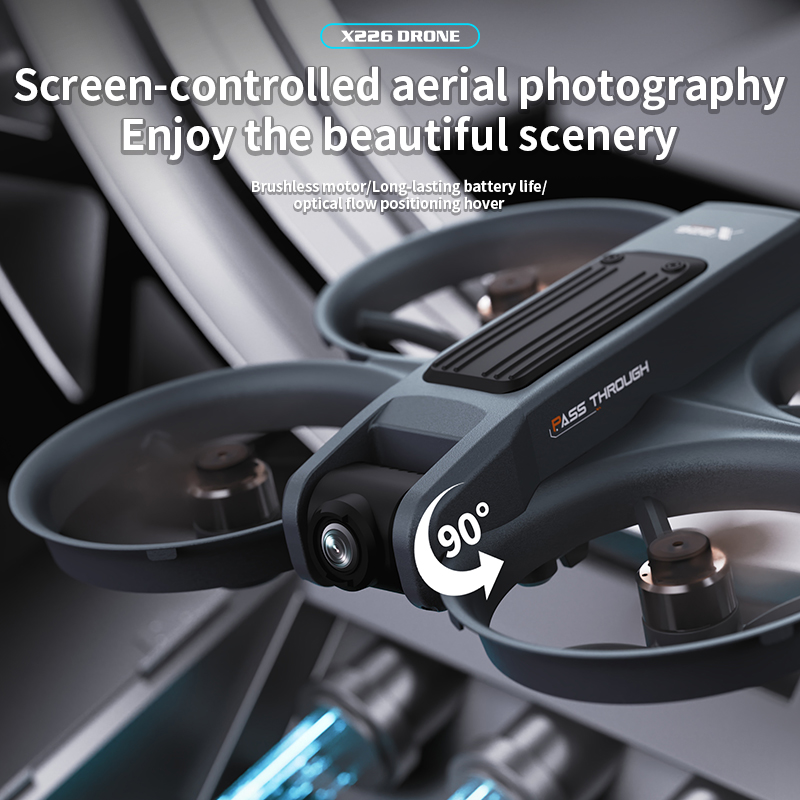 X226 Drone profesional 4K HD c - Drone Rc X226 reseña y precio
