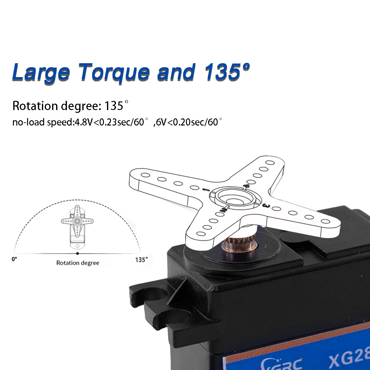 HPXGRC Servo impermeable 9g 17 - Drone Rc Jet reseña y precio