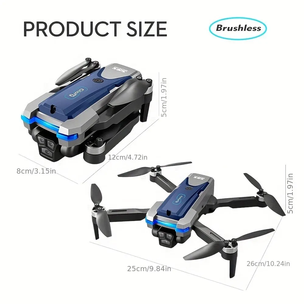 Dron plegable S8S con GPS, 5G, - Drone Kf Rc reseña y precio